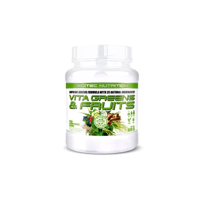 Vita Greens & Fruits Scitec Nutrition 600g Poire Citronnelle