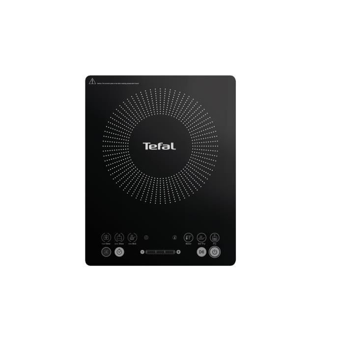 TEFAL IH210801 Everyday Slim Plaque induction 45 mm d'épaisseur, 2100 W, 6 programmes de cuisson, Mode manuel, Interface tactile