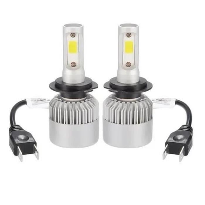 WT19625-XCSOURCE Ampoule Lampe Halogène H7 8000LM 80W CREE LED Phare de voiture Ventilateur Intégré 6000K Blanc LD1033