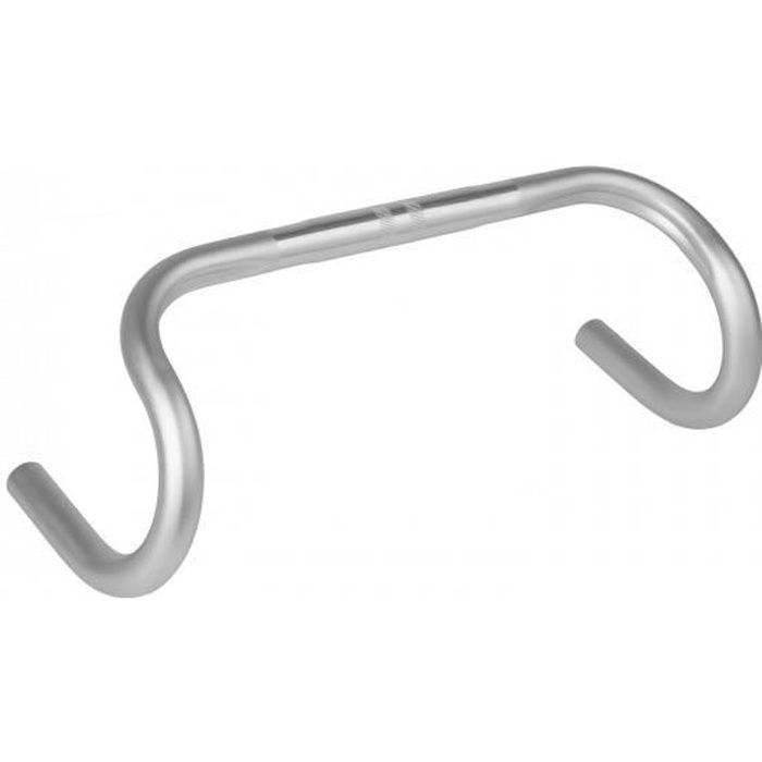 guidon vélo de route 23,8 / 425 / 25,4 argent