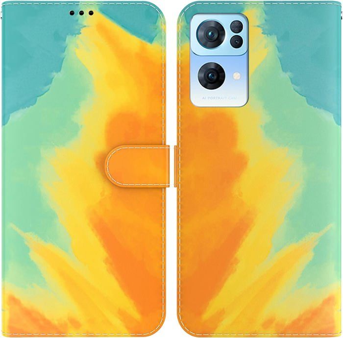 Étui pour Oppo A74 5G 6 5 Pouces PU Cuir Couverture Magnétique Housse