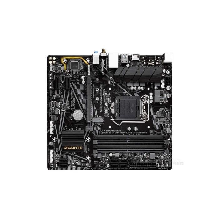 Carte mère GIGABYTE B460M DS3H AC Intel B460 Socket LGA1200 4xDDR4 SDRAM 128GB Micro ATX - Gigabyte