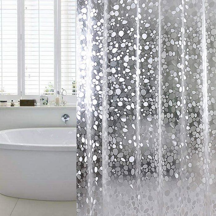 Rideau De Douche 180 X 200 Cm - Anti-Moisissure - Imperméable - Lavable