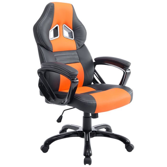 Chaise Gaming FURY Avenger XL - Cuir Imitation, Coussin Lombaire, Poids Max 150 Kg - Pour Jeux Vidéo