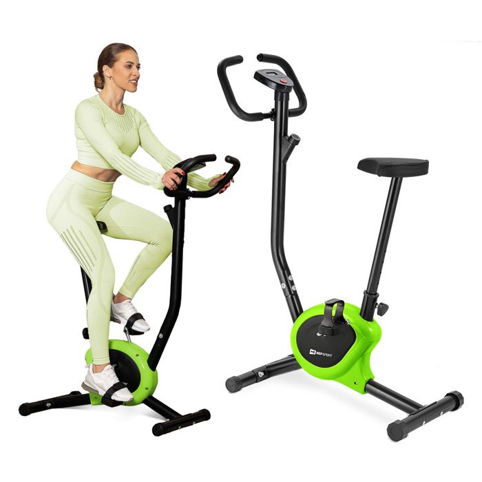 Vélo D'appartement Semi-allongé Hop-Sport HS-2050L Beat - Roue D'inertie 8 Kg, 8 Niveaux De Résistance, Siège Réglable