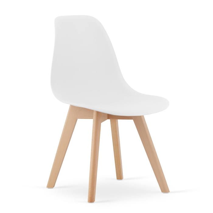 KOMODEE Chaise CHIETI - blanc x 1 46x80x55 cm KOMODEE Chaise CHIETI - blanc x 1 46x80x55 cm