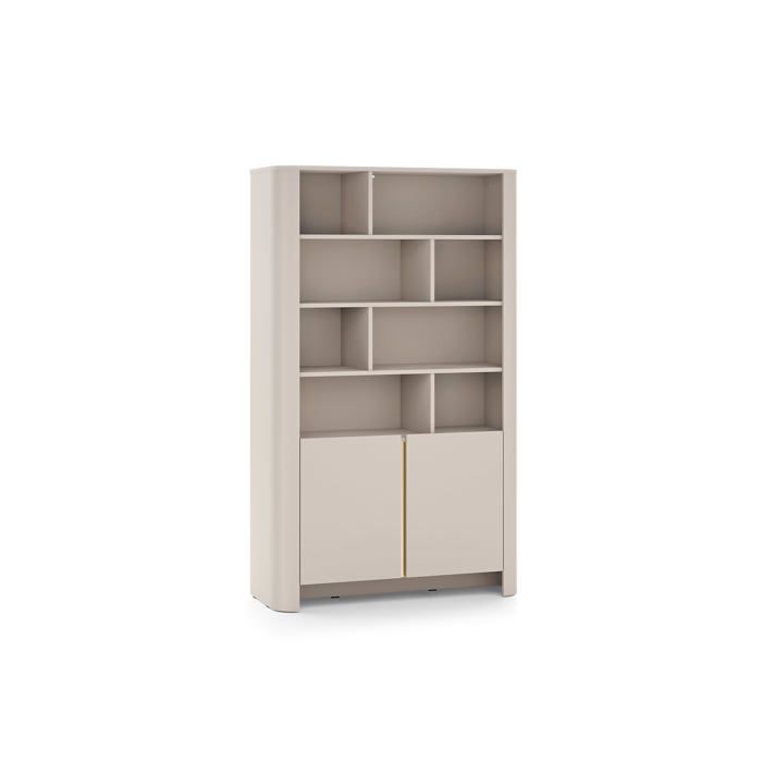 Bibliothèque - Cachemire - 103 x 39 x 160 cm - Bois - Style contemporain