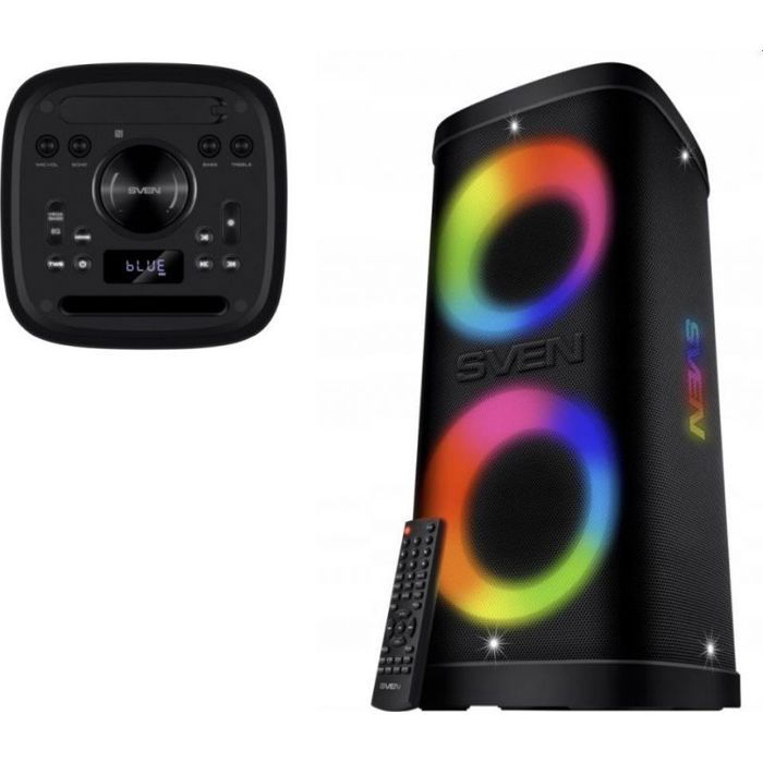 Enceinte Bluetooth - SVEN - PS-930 - Autonomie 20 heures - Design élégant - Couleur noire