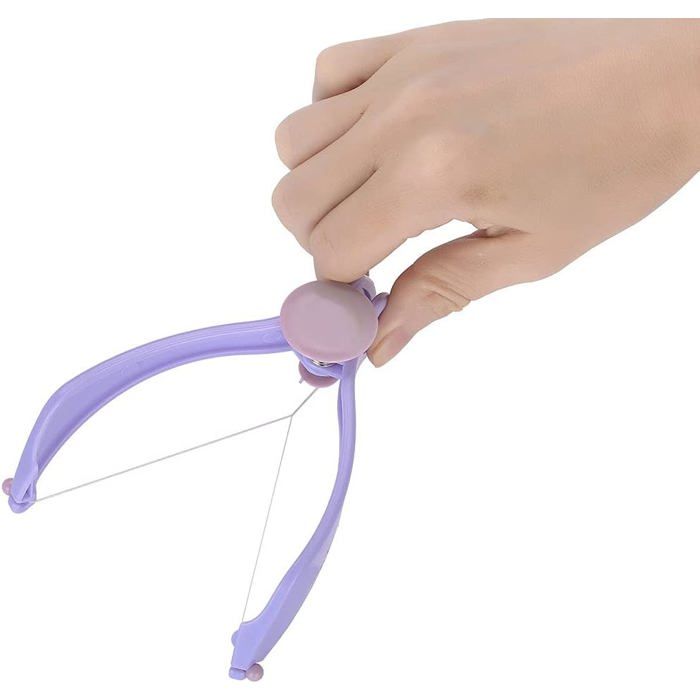 Épilateur facial - Belle commode - Violet - Épilateur à fil - Confortable pour les femmes - Portable