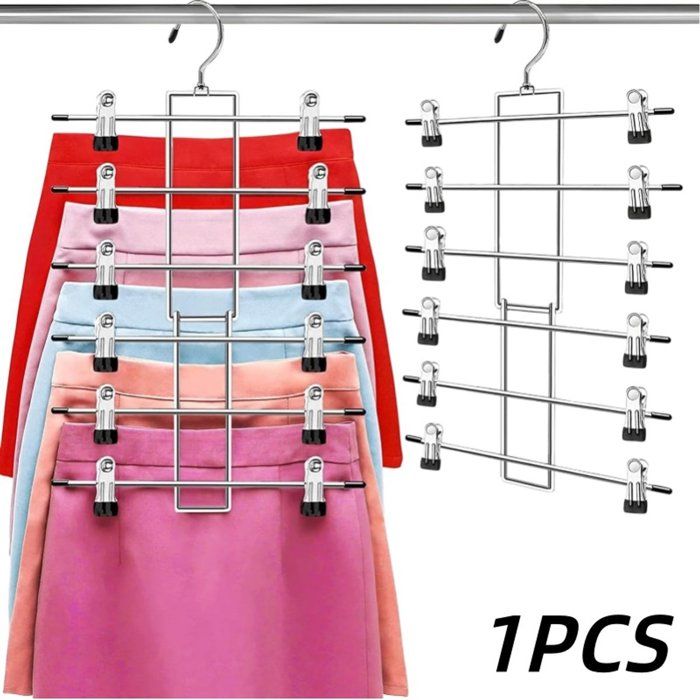 Cintre Pantalon Jupe Pliable 360° Rotatif Organisateur 12 Pinces Antidérapantes Gain de Place Noir 52x32 cm Cintre Pantalon Jupe Pliable 360° Rotatif Organisateur 12 Pinces Antidérapantes Gain de Place Noir 52x32 cm