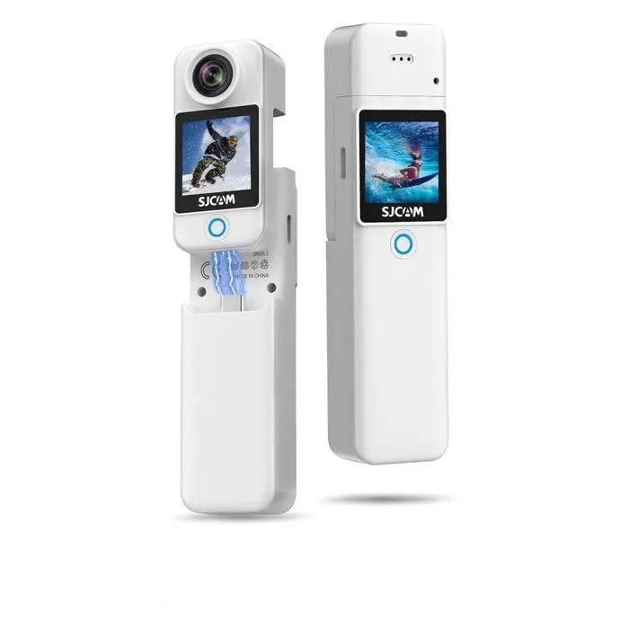 Caméra Sportive - SJCAM - C300 - 4K - WiFi - IP68 - Pas de carte memoire - Blanc