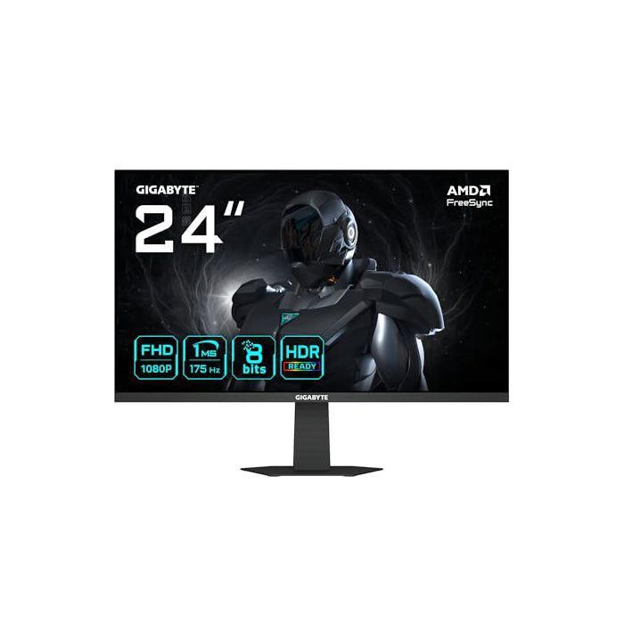 Moniteur gaming - GIGABYTE - GS24F14A - 23 8 pouces FHD - 175Hz (OC) - 1ms