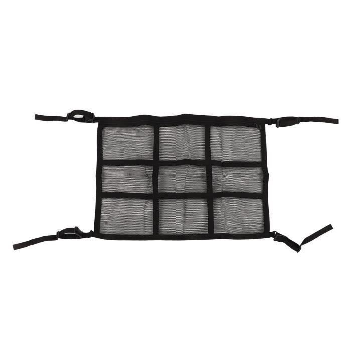 Filet De Rangement Pour Plafond De Voiture - Grande Capacité 51x73 Cm - Polyester Résistant - Pour Vêtements, Couvertures