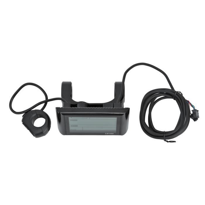 Écran LCD étanche S866 Pour Vélo électrique 24V/36V/48V - Affichage Clair Et Robuste