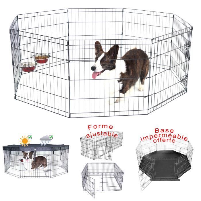 Parc chien chiot, enclos pliable, animaux de compagnie