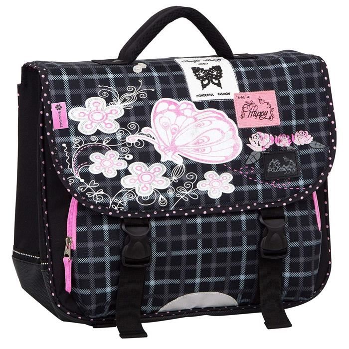 Cartable Scolaire 41 cm pour Fille CM1 CM2 Robuste Snowball