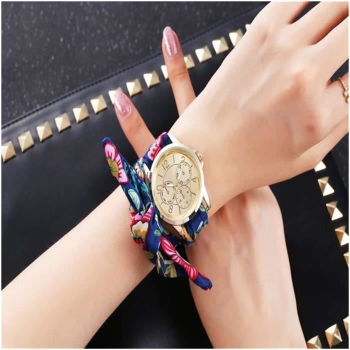 Montre ruban store femme