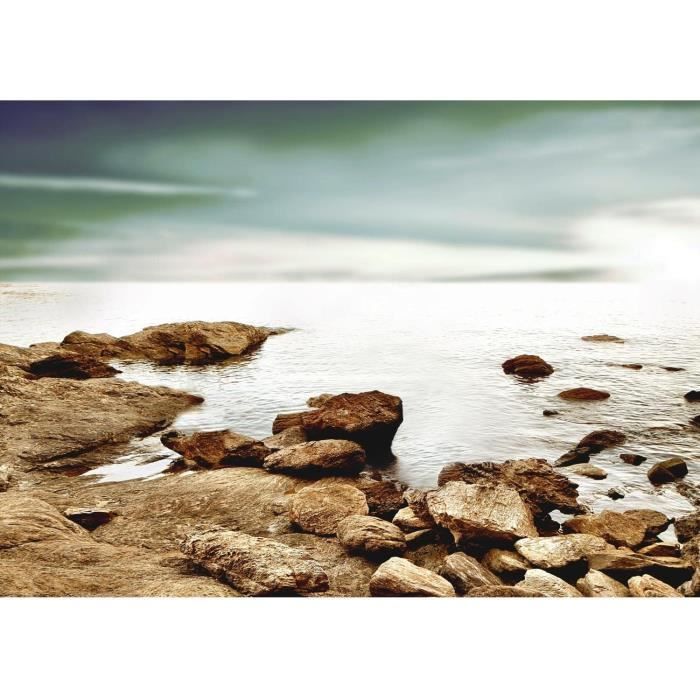 Papier Peint Panoramique Plage Et Mer 352 X 250 Cm Toison Mur Xxl ...