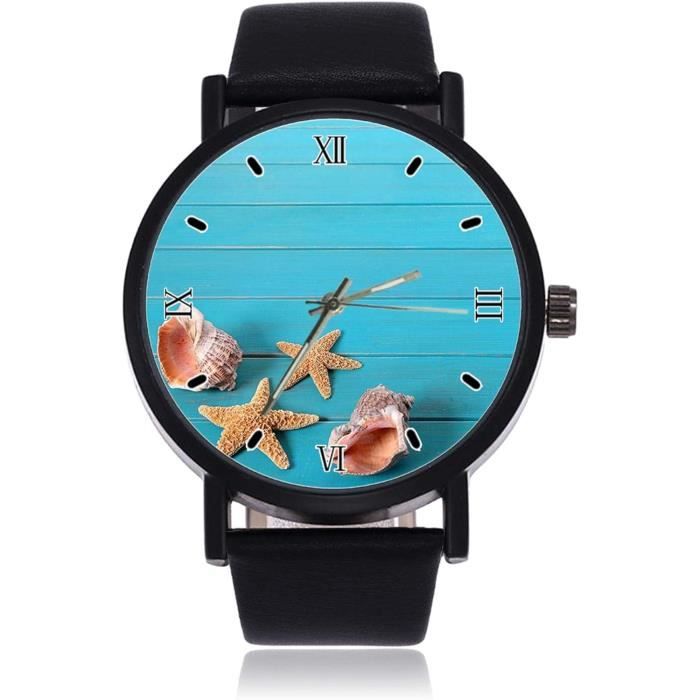 Montre Quartz Pour Homme Et Femme Avec toile De Mer Et