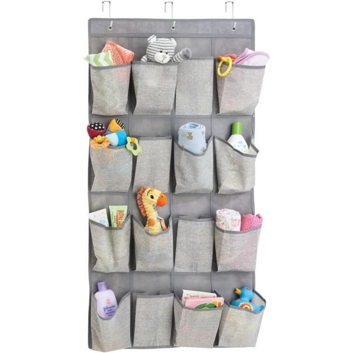 Rangement Suspendu, 10 Grandes Poches Etagere Suspendue Avec 4