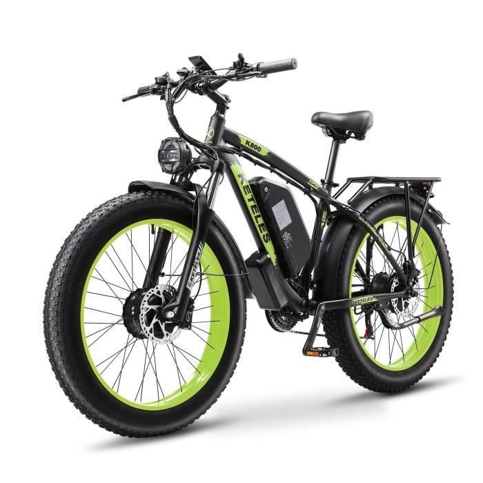 KETELES K800 2000W vélo électrique à double moteur 23AH batterie électrique 26 \