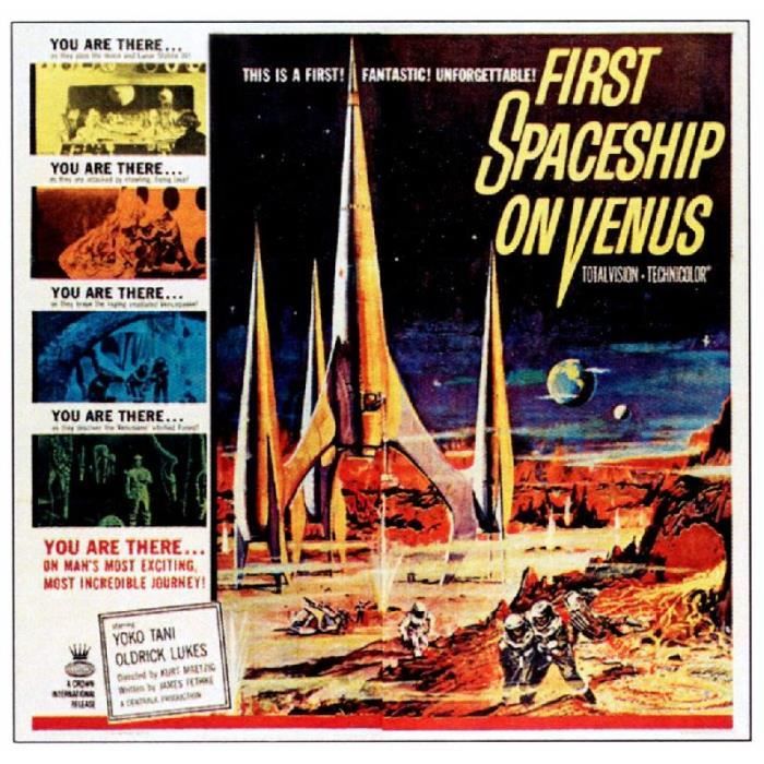 Affiche du film First spaceship on venus (aka der schweigende stern) (83 x  80 cm) - Cdiscount Maison