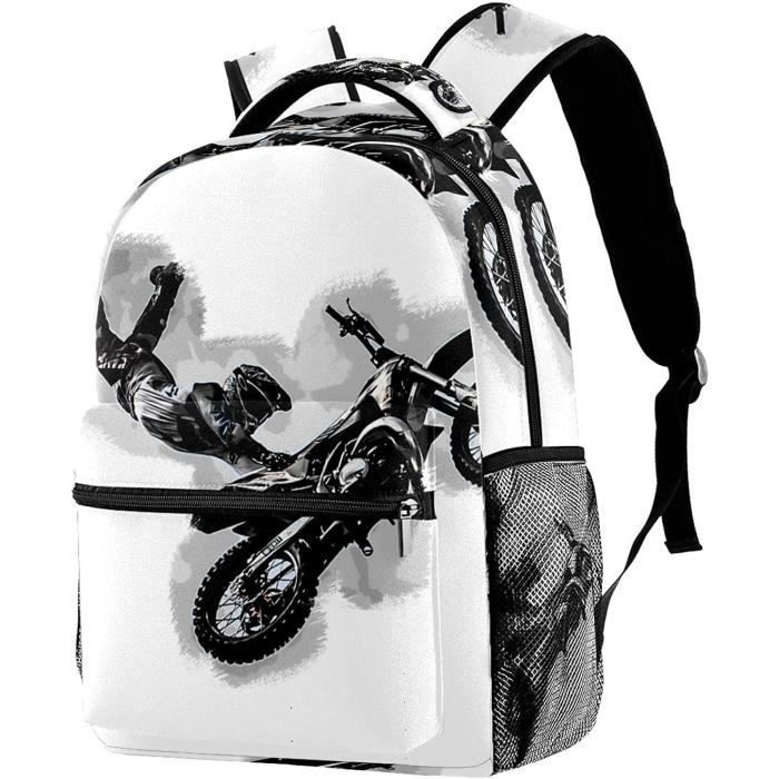 Cartable Scolaire Motocross Motobike Cartable 29.4x20x40cm 885