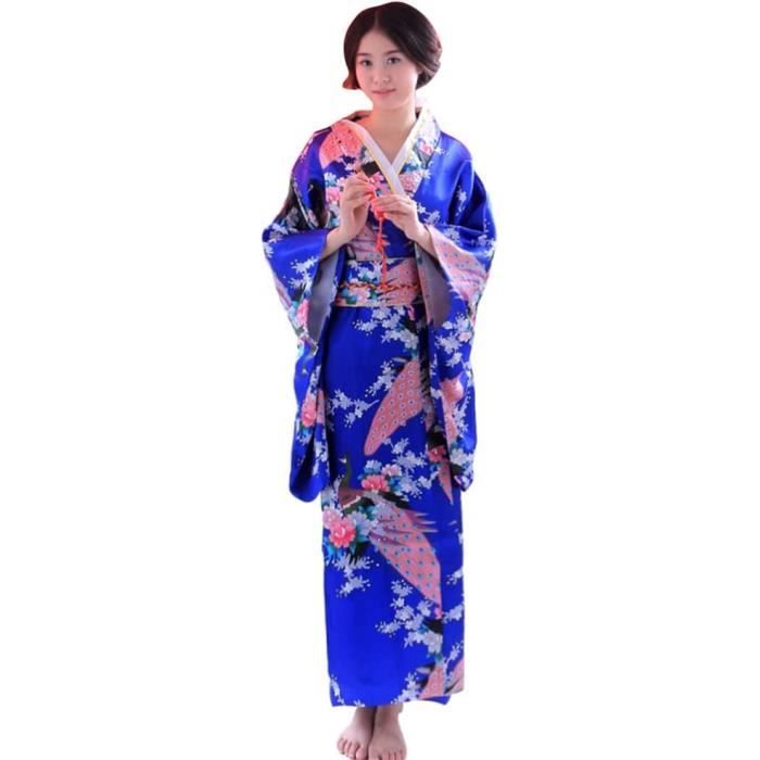 Peignoir japonais deals soie femme