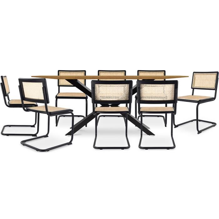 Paire de chaises en rotin tressé - Galerie Canavèse