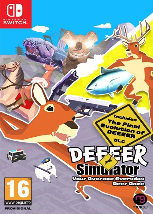Jeu vidéo PLAYISM Deeeer Simulator Nintendo Switch Simulation PEGI 12+ Cartouche