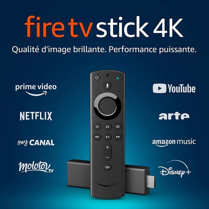 Nouvel  Fire TV Stick 4K  Appareil de streaming avec prise