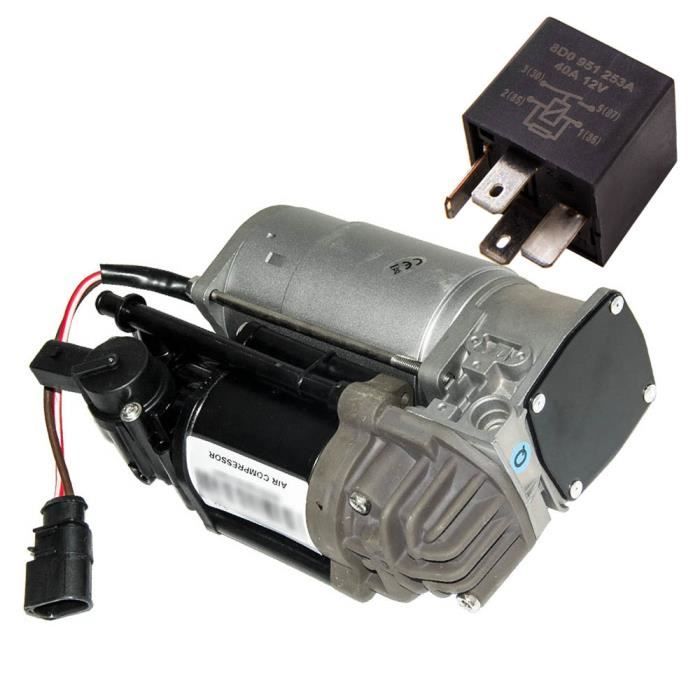 Compresseur à Suspensions pneumatiques+Relais Pour Audi A6 C7 A7 A8 4H 20102018 Cdiscount Auto
