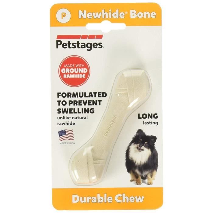 Petstages Os Newhide Jouet M cher R sistant pour Chien de Taille