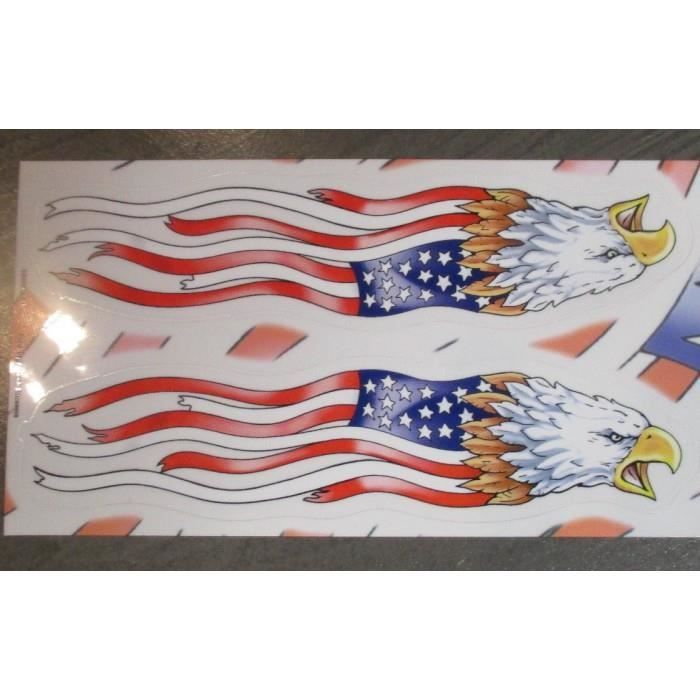 Autocollant Bain manger Drapeau Drapeau 8 x 5 cm des autocollants autocollant