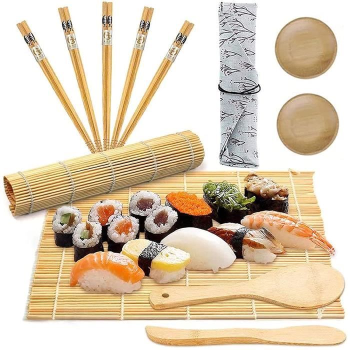 Un Kit en Bambou à Sushi et Maki - Canard