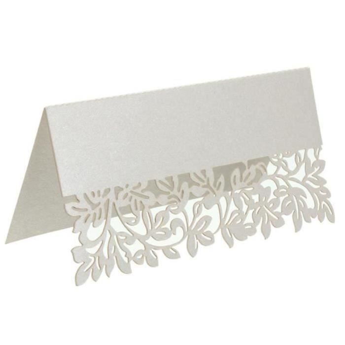 WA porte-nom pour table de mariage Nom Place Cartes carte de numéro de table Décoration de fête de mariage Blanc 50 X DA WA porte-nom pour table de mariage Nom Place Cartes carte de numéro de table Décoration de fête de mariage Blanc 50 X DA
