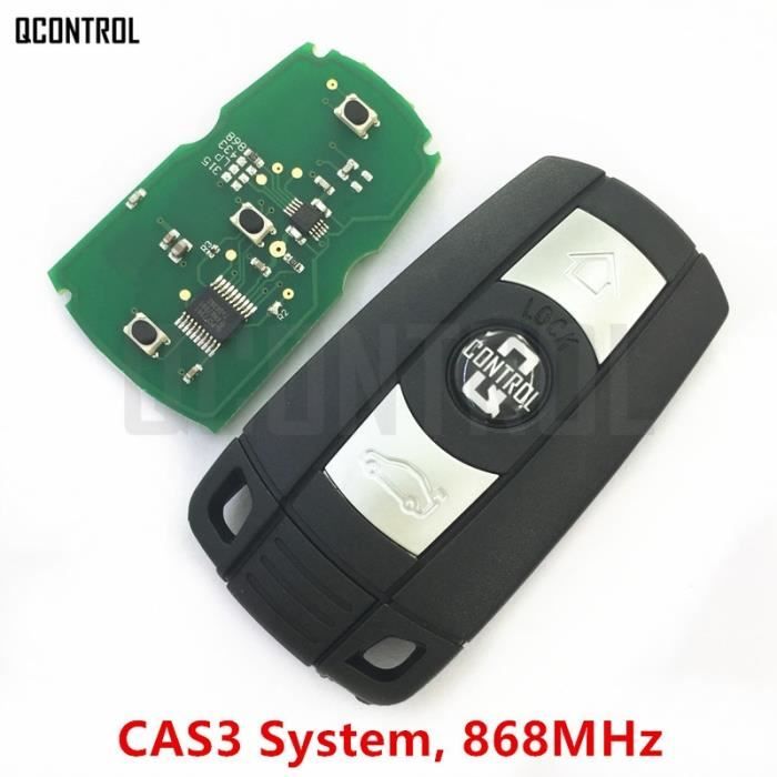 Taille clé télécommande intelligente pour voiture, transmetteur avec puce, 868MHz, pour BMW série 1-3-5-7 CAS3 X5 X6 Z4