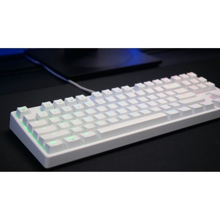 Clavier – CHERRY – XTRFY K4V2 – RGB – 80% TKL – AZERTY – Blanc