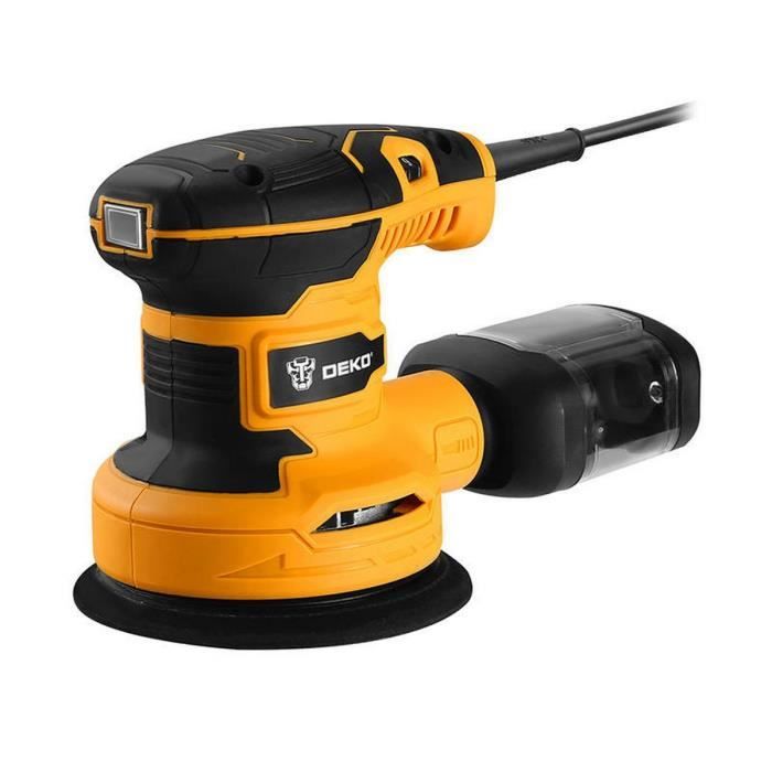 MAXXT Ponceuse Excentrique 150mm 350W - 6 Vitesses Variables - Sans Balais - Pour Bois Et Voiture