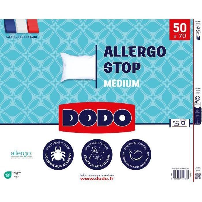Dodo Oreiller - ALLERGO STOP - 50 x 70 cm - vue 1