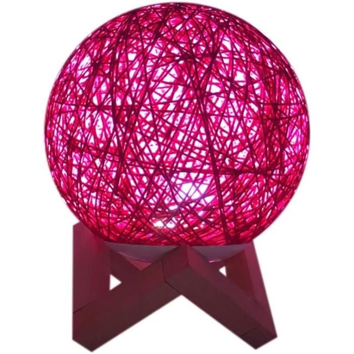 Guirlande Lumineuse En Forme De Boule En Rotin Avec 20 Ampoules LED, 3 M, Guirlande Lumineuse Alimentée Par Piles Pour Intérieur Ou Extérieur, Terrasse, Jardin, éclairage Décoratif