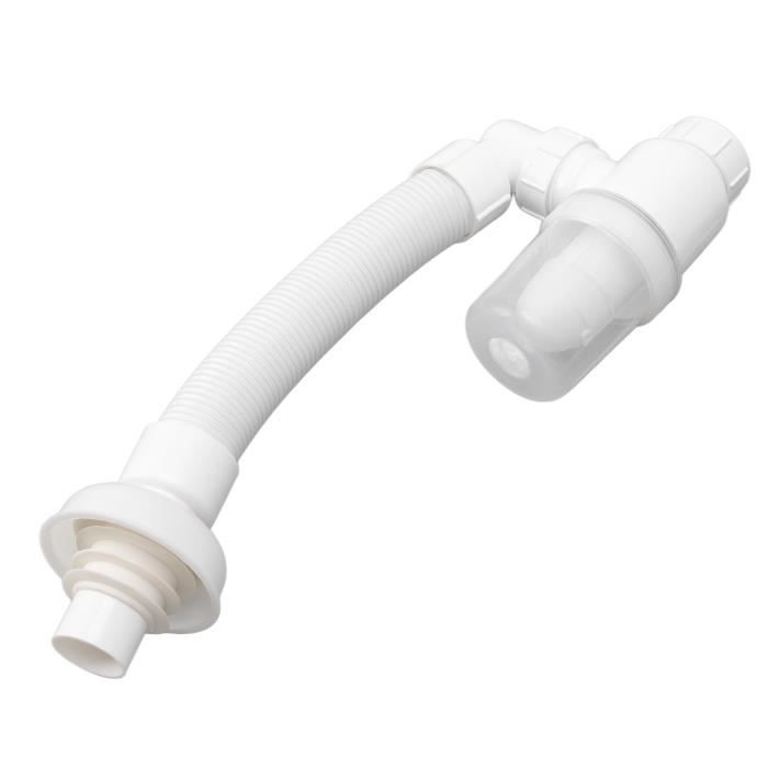 Adaptateur Tuyau D'évacuation évier – Clapet Anti-retour Anti-odeurs, Double Trop-plein