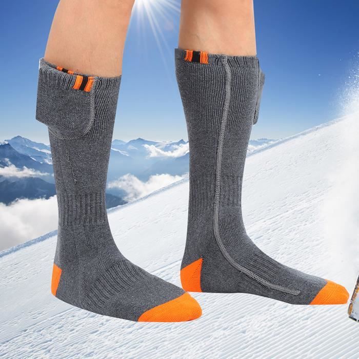 Chaussettes chauffantes électriques, matériau en fibre composite facile à  utiliser, confortable à porter des chaussettes - Cdiscount