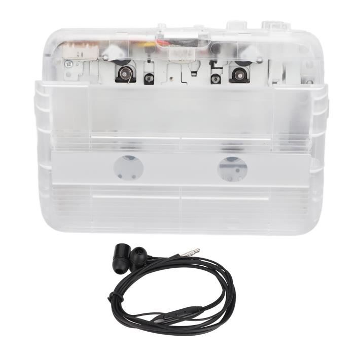 Lecteur De Cassettes Portable Avec Radio AM/FM - Convertisseur Numérique, Design Classique Et Compact
