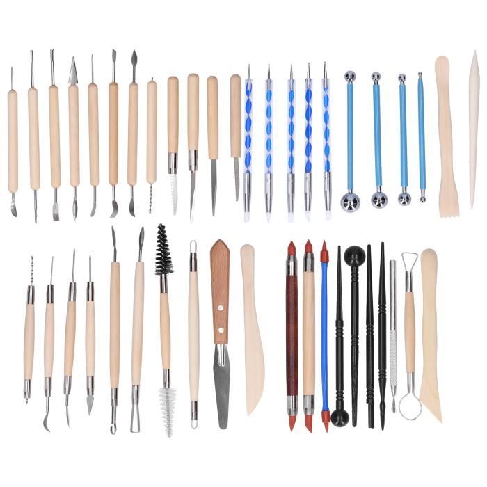 Kit De 2 Couteaux De Sculpture En Acier Inox - Pour Cire, Argile, Savon - Neuf