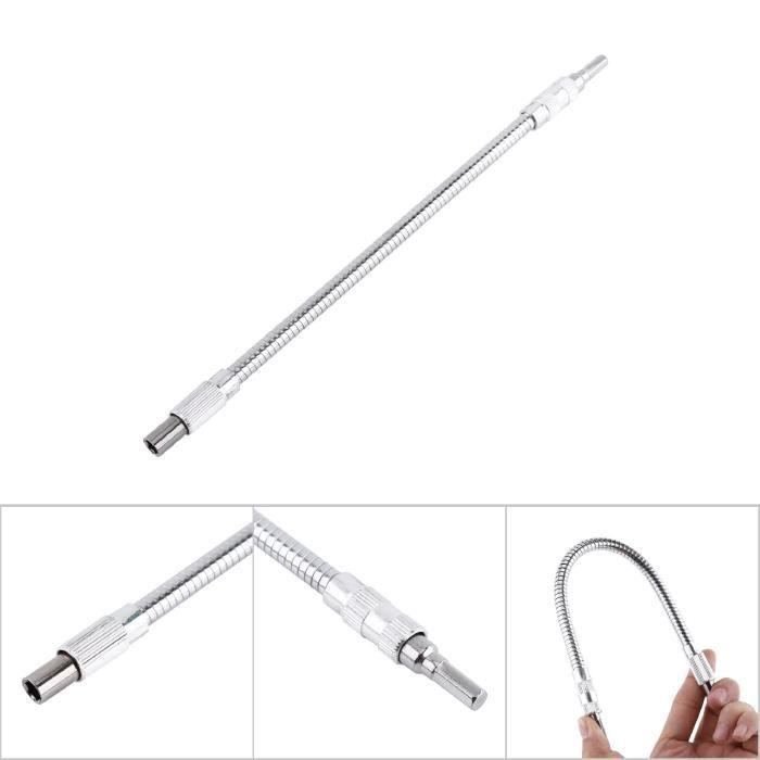 Tige d'extension de perceuse électrique Tige d'extension d'arbre flexible Perceuse électrique bielle d'arbre flexible universelle,Renvoi d'angle flexible, Noir Tige d'extension de perceuse électrique Tige d'extension d'arbre flexible Perceuse électrique bielle d'arbre flexible universelle,Renvoi d'angle flexible, Noir