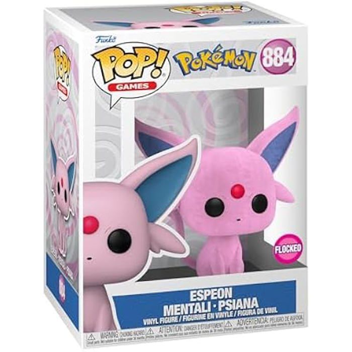 Figurine Funko Espeon Flocked 95 cm Vinyle de Haute Qualité Pokémon
