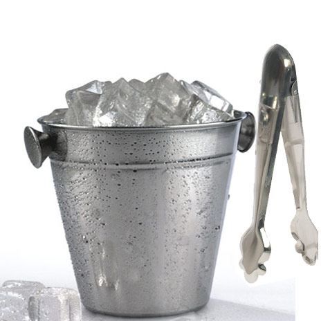 6 Pinces à Glaçons Acier Inox 15cm - Pince à Bonbons Anti-Dérapante Pour Fête, Mariage, Barbecue
