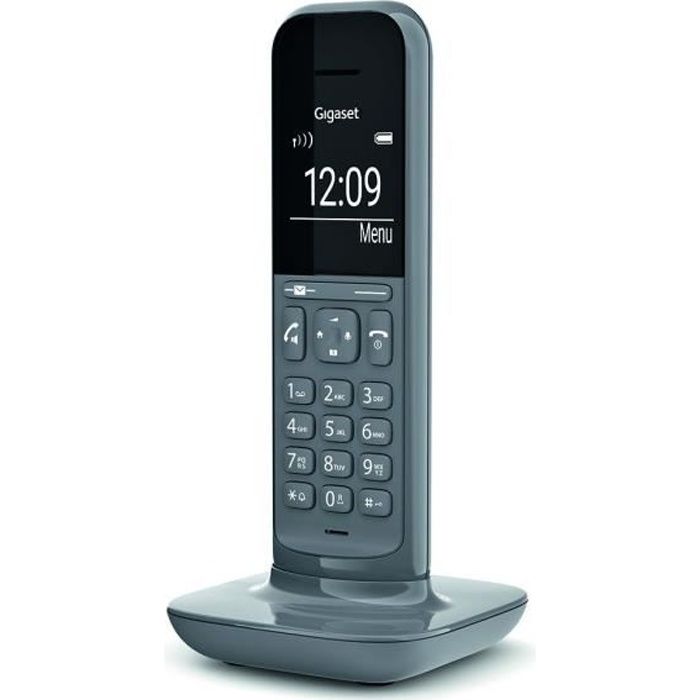 GIGASET Téléphone Fixe CL390HX Gris foncé - Combiné supplémentaire pour étendre votre installation téléphonique