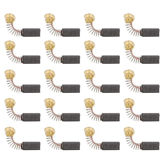 10 Balais De Charbon Moteur - Rechange Outils Électriques